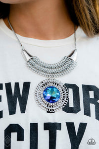 Excalibur Extravagance - Blue Necklace