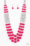 A La Vogue- Pink Necklace