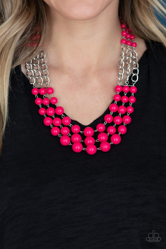 A La Vogue- Pink Necklace