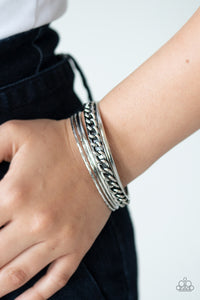 A Piece Of The Action- Silver Bracelet