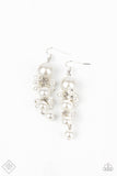 Ageless Applique- White Earrings