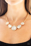 All The Worlds My Stage- Gold Necklace