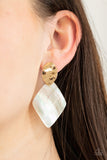 Alluringly Lustrous - Gold Earrings