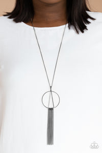 Apparatus Applique- Black Necklace