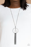 Apparatus Applique- Black Necklace