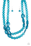 Artic Art- Blue Necklace