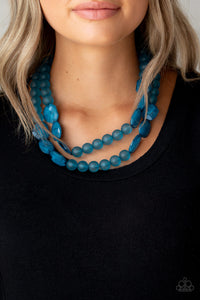 Artic Art- Blue Necklace