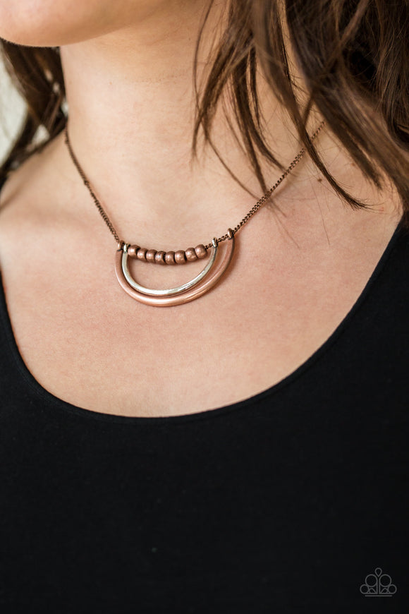 Artificial Arches- Copper Necklace