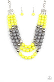 BEAD Your Own Drum- Yellow Necklace