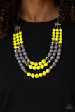 BEAD Your Own Drum- Yellow Necklace