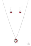 Bare Your Heart- Red Necklace