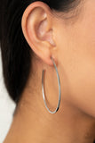 Basic Bombshell- Silver Earrings