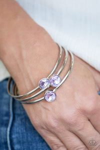 Be All You Can BEDAZZLE - Purple Bracelet