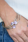 Be All You Can BEDAZZLE - Purple Bracelet