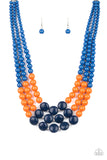 Beach Bauble- Blue Necklace