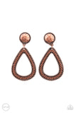 Beyond The Borders- Copper Clip on Earrings