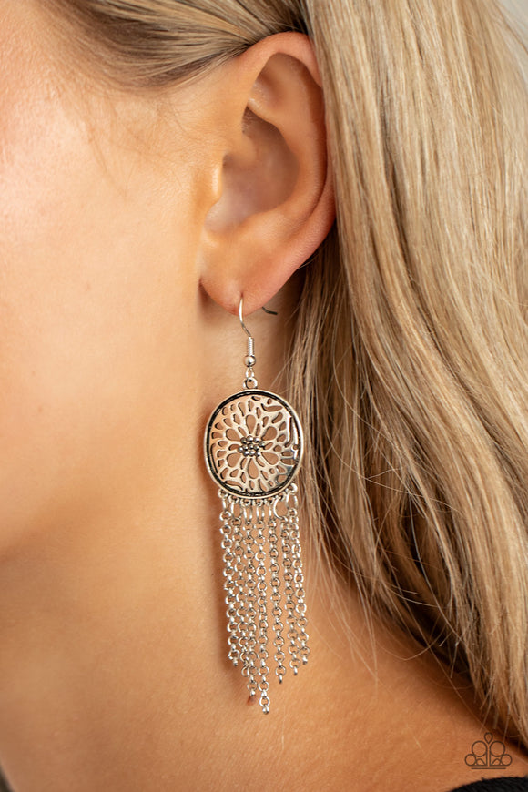 Blissfully Botanical- Silver Earrings