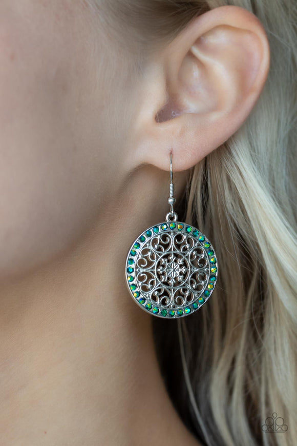 Bollywood Ballroom - Green Earrings