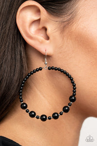 Boss Posh- Black Earrings