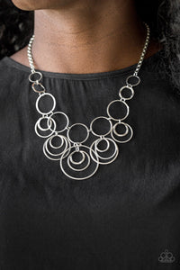 Break The Cycle- Silver Necklace