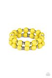 Bubble Blast Off- Yellow Bracelet