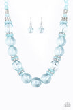 Bubbly Beauty- Blue Necklace