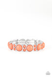 Bubbly Belle- Orange Bracelet