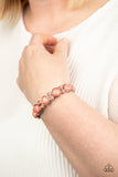 Bubbly Belle- Orange Bracelet