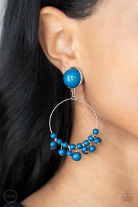 Cabaret Charm- Blue Earrings