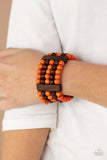 Caribbean Catwalk- Orange Bracelet