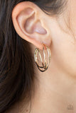 City Contour - Gold Earrings