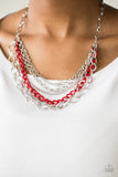 Color Bomb- Red Necklace