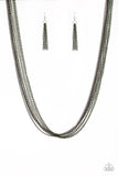 Colorful Calamity- Green Necklace