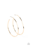 Cool Curves- Gold Hoop Earrings