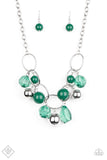 Cosmic Getaway- Green Necklace