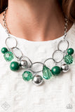 Cosmic Getaway- Green Necklace