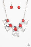 Cougar- Red Necklace