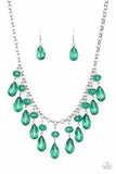 Crystal Enchantment- Green Necklace