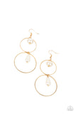 Cultured in Couture- Gold Earrings