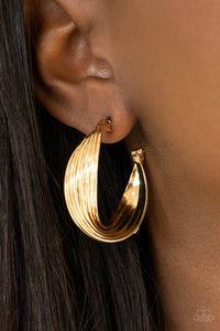 Curves In All The Right Places - Gold Earrings