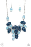 Date Night Nouveau-Blue Necklace