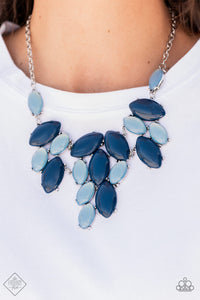 Date Night Nouveau-Blue Necklace