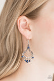 Dazzling Date Night - Blue Earrings