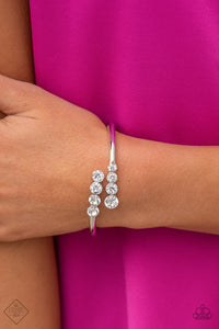 Defying Dazzle- White Bracelet