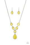 Dewy Decadance- Yellow Necklace