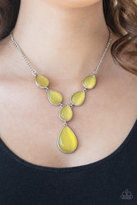 Dewy Decadance- Yellow Necklace