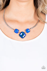 Divine IRIDESCENCE-Blue Necklace