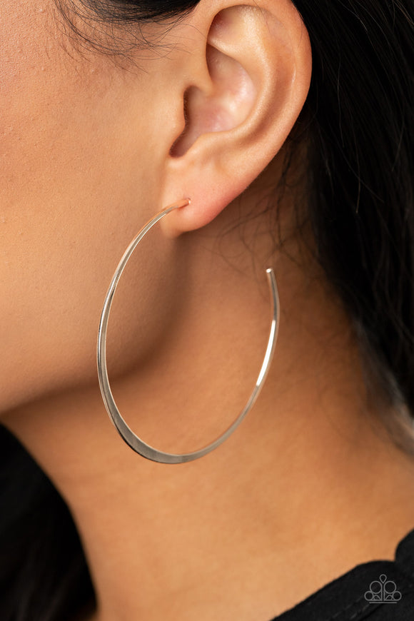 Don't Lose Your Edge- Silver Earrings