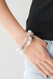 Downtown Dazzle- White Bracelet