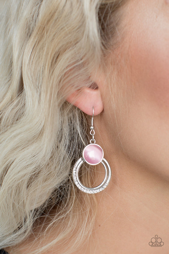 Dreamily Dreamland- Pink Earrings